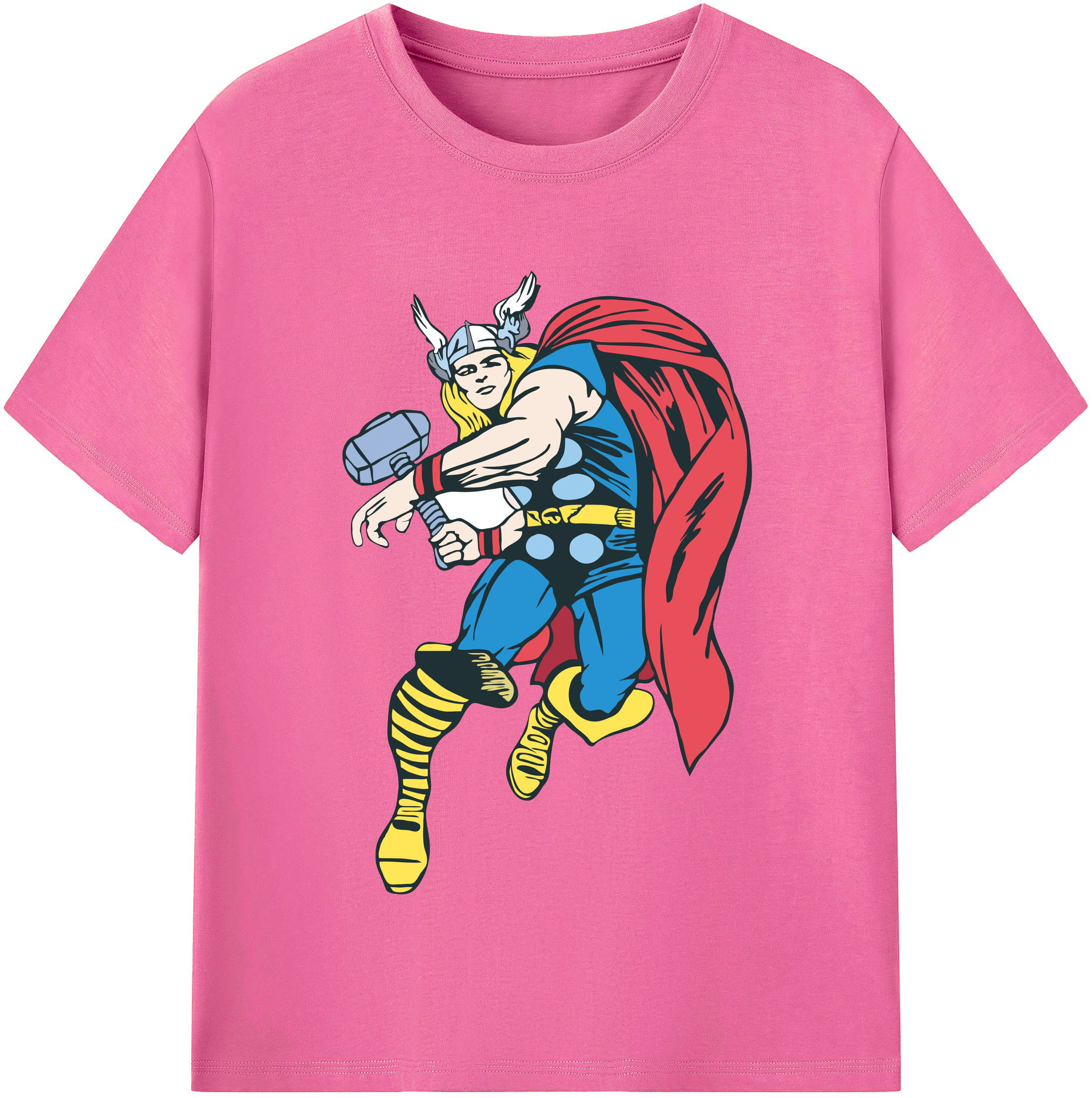 （画像用） アベンジャーズ The Avengers レディースカジュアルプリントTシャツ（綿100％）